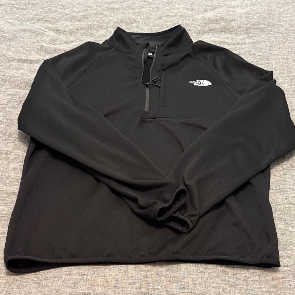 The North Face Men’s Black Pullover Fleece Half-Zip Top Size Large